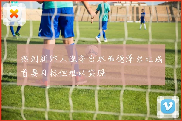 热刺新帅人选浮出水面德泽尔比成首要目标但难以实现